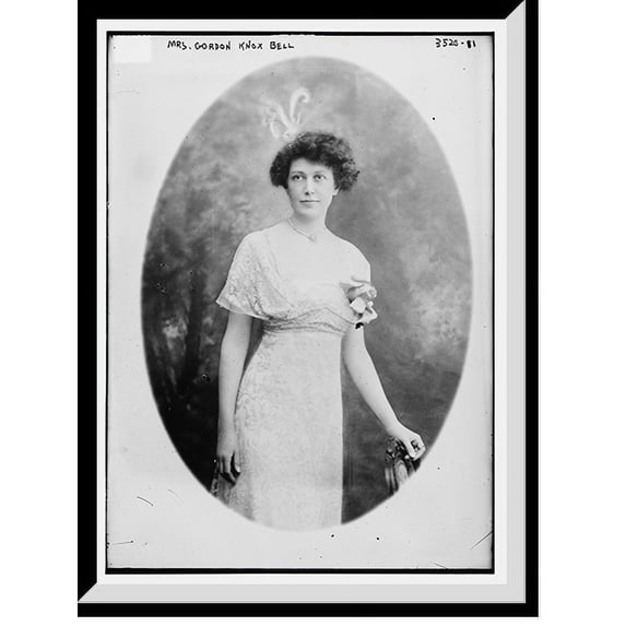 Historic Framed Print, Mrs. Gordon Knox Bell, 17-7/8" x 21-7/8"
