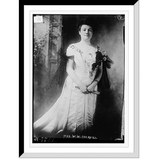 Historic Framed Print, Mrs. W.W. Rockhill, 17-7/8" x 21-7/8"
