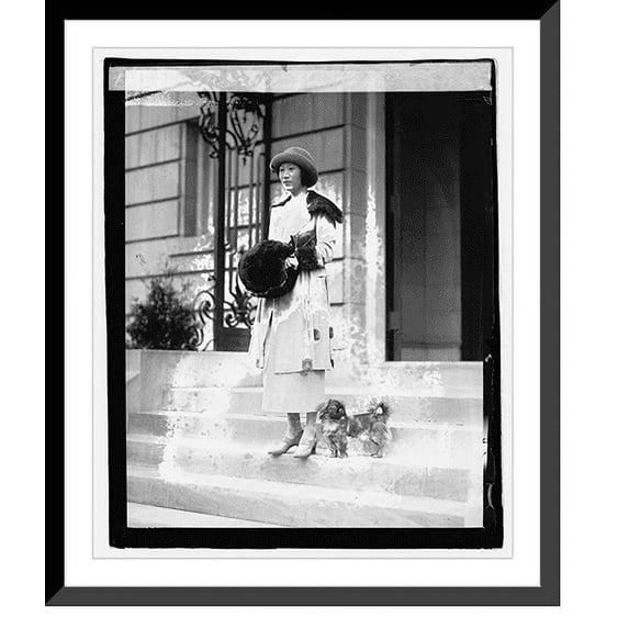 Historic Framed Print, Mrs. Wellington Koo - 2, 17-7/8" x 21-7/8"