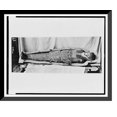 thumbnail image 1 of Historic Framed Print, [Mummy in coffin, Luxor, Egypt], 17-7/8" x 21-7/8", 1 of 9