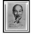 thumbnail image 1 of Historic Framed Print, My warmest greetings, determined to win, Ho Chi Minh, Hanoi, July 1969, 17-7/8" x 21-7/8", 1 of 9