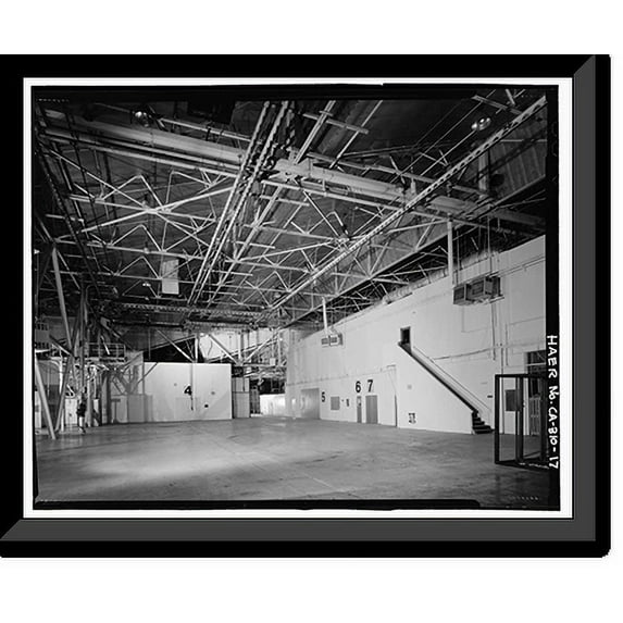 Historic Framed Print, NASA Industrial Plant, 12214 Lakewood Boulevard, Downey, Los Angeles County, CA - 17, 17-7/8" x 21-7/8"