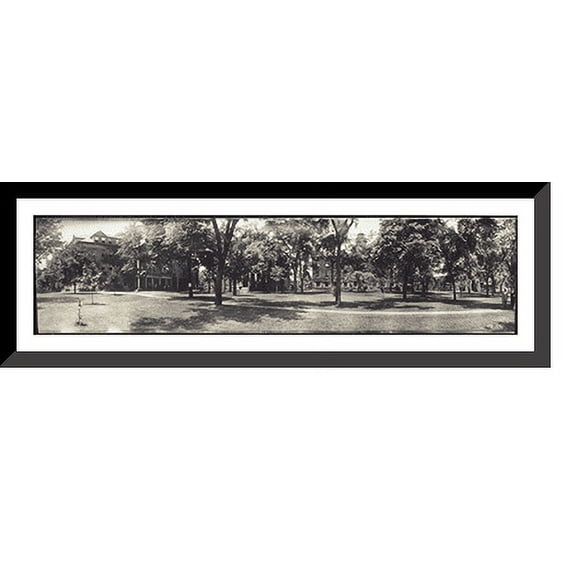 Historic Framed Print, NJ Rutgers College, New Brunswick 1913 PHOTO, 36-3/8" x 8-3/8"