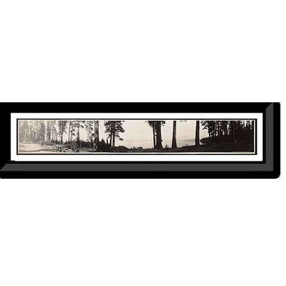 Historic Framed Print, NV Lake Tahoe B 1906 PHOTO, 36-3/8" x 8-3/8"