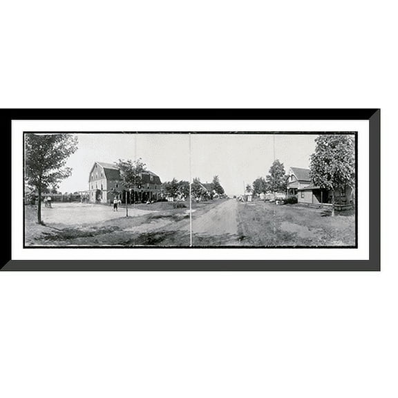 Historic Framed Print, NY 1913 Geneva on the Lake, 36-3/8" x 8-3/8"
