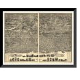 thumbnail image 1 of Historic Framed Print, NY Yonkers 1899 MAP, 17-7/8" x 21-7/8", 1 of 9