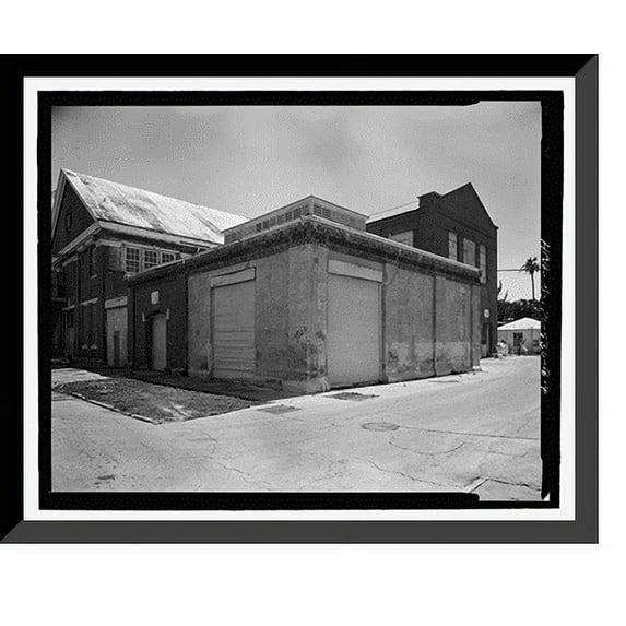 Historic Framed Print, Naval Air Station Key West, Truman Annex, Boiler House, Key West, Monroe County, FL - 4, 17-7/8" x 21-7/8"