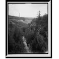 thumbnail image 1 of Historic Framed Print, Nay Aug Glen from boulevard bridge, Scranton, Pa., 17-7/8" x 21-7/8", 1 of 9