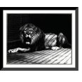 thumbnail image 1 of Historic Framed Print, Nero at Lincoln Park zoo, Chicago, Aug., 1928, 17-7/8" x 21-7/8", 1 of 9