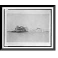 thumbnail image 1 of Historic Framed Print, [Nucleus House. Exterior. Perspective projection. Rendering], 17-7/8" x 21-7/8", 1 of 9