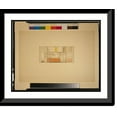 thumbnail image 1 of Historic Framed Print, [Nucleus House. Kitchen wall and cabinets. Interior elevation. Rendering] - 2, 17-7/8" x 21-7/8", 1 of 9