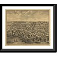 thumbnail image 1 of Historic Framed Print, OH De Graff 1875 MAP, 17-7/8" x 21-7/8", 1 of 9