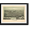 thumbnail image 1 of Historic Framed Print, OH Woodsfield 1899 MAP, 17-7/8" x 21-7/8", 1 of 9