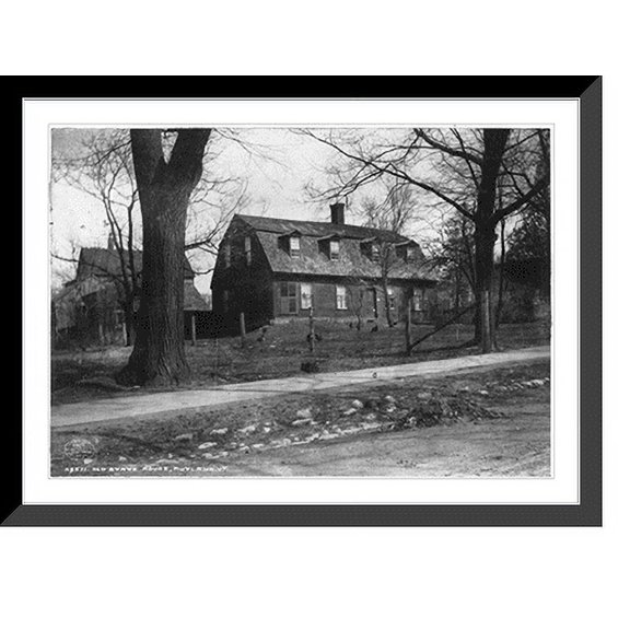 Historic Framed Print, Old State House, 17-7/8" x 21-7/8"