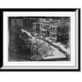 thumbnail image 1 of Historic Framed Print, Olympic Athletes Parade, marchers before City Hall, New York, 17-7/8" x 21-7/8", 1 of 9