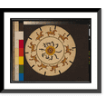 thumbnail image 1 of Historic Framed Print, [Optical illusion disc with somersaults and horseback riding], 17-7/8" x 21-7/8", 1 of 9