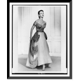 thumbnail image 1 of Historic Framed Print, Organdy ball gown of 1951.photo by Larry Gordon., 17-7/8" x 21-7/8", 1 of 9