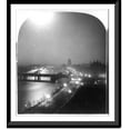 thumbnail image 1 of Historic Framed Print, Overlooking the Thames at 11 o'clock at night, London, England, 17-7/8" x 21-7/8", 1 of 9