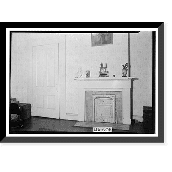 Historic Framed Print, Owens-Teague House, 440 South Perry Street, Montgomery, Montgomery County, AL - 17, 17-7/8" x 21-7/8"