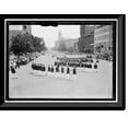 thumbnail image 1 of Historic Framed Print, PREPAREDNESS PARADE. PLATTSBURG MEN, 17-7/8" x 21-7/8", 1 of 9