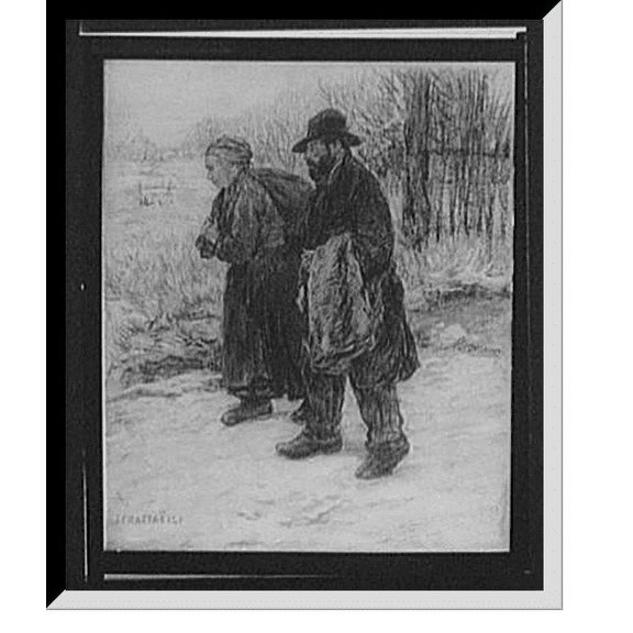 Historic Framed Print, [Parisian rag pickers], 17-7/8" x 21-7/8"