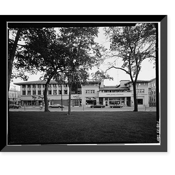 Historic Framed Print, Park Inn, 15 West State Street, Mason City, Cerro Gordo County, IA, 17-7/8" x 21-7/8"