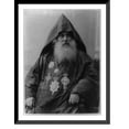 thumbnail image 1 of Historic Framed Print, [Patriarch Haroutian of the Armenian church wearing hood, robe and five medals, half-length portrait, facing right], 17-7/8" x 21-7/8", 1 of 9