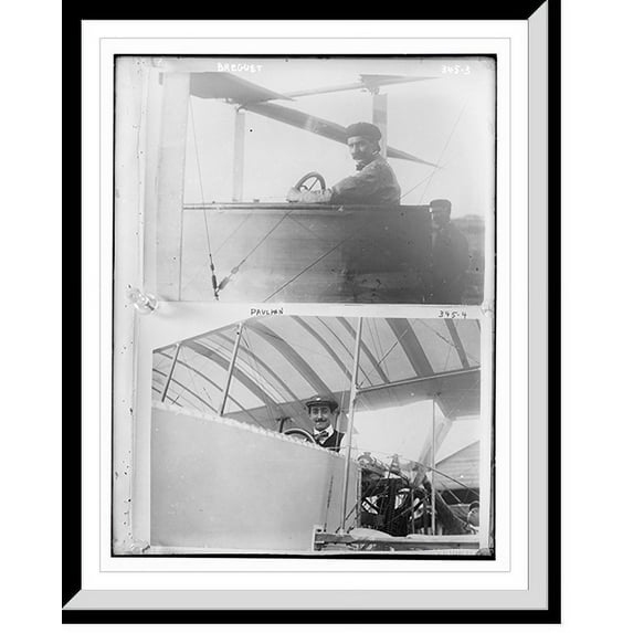 Historic Framed Print, Paulhan - 2, 17-7/8" x 21-7/8"