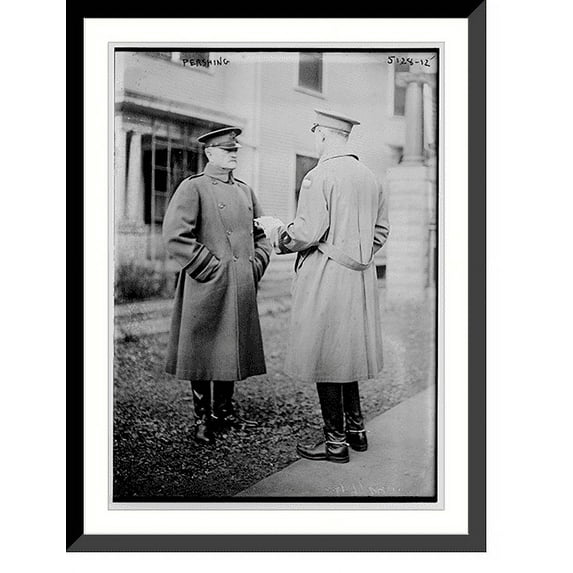Historic Framed Print, Pershing - 11, 17-7/8" x 21-7/8"