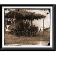 thumbnail image 1 of Historic Framed Print, Petersburg Virginia. Gen. Orlando B. Willcox and staff, 17-7/8" x 21-7/8", 1 of 9