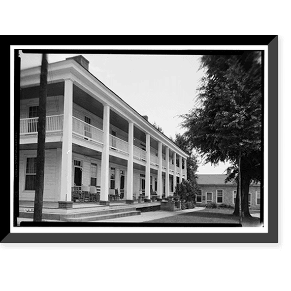 Historic Framed Print, Phoenix Hotel, Phoenix Street, Carrollton, Pickens County, AL - 10, 17-7/8" x 21-7/8"