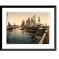 thumbnail image 1 of Historic Framed Print, Pier head II. Lowestoft England, 17-7/8" x 21-7/8", 1 of 9