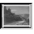 thumbnail image 1 of Historic Framed Print, Pikes' Peak and Cog Road from Inspiration Point, alt. 7945 feet, 17-7/8" x 21-7/8", 1 of 9