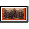 thumbnail image 1 of Historic Framed Print, Pohono or the Bridal Veil 900 feet Yosemite Valley Mariposa County Cal., 17-7/8" x 21-7/8", 1 of 9