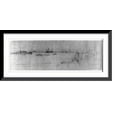 thumbnail image 1 of Historic Framed Print, Pontoon bridge over the James River above Ft. Powhatan, 17-7/8" x 21-7/8", 1 of 9