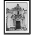 thumbnail image 1 of Historic Framed Print, Portada [facade] of Iglesia de Sta. Rosa, Lima, Peruu, 17-7/8" x 21-7/8", 1 of 9