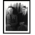 thumbnail image 1 of Historic Framed Print, [Portrait of Christopher Isherwood and W.H. Auden], 17-7/8" x 21-7/8", 1 of 9