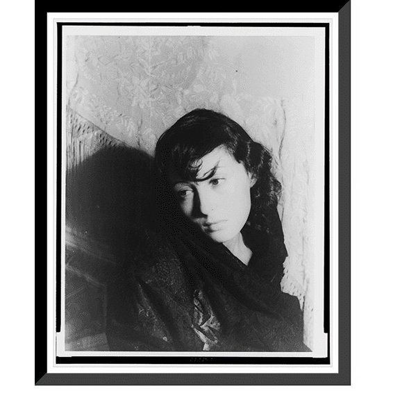Historic Framed Print, [Portrait of Luise Rainer], 17-7/8" x 21-7/8"