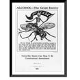 thumbnail image 1 of Historic Framed Print, [Posters in support of the 18th Amendment (Prohibition)]: Alcohol. the great enemy, 17-7/8" x 21-7/8", 1 of 9