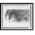 thumbnail image 1 of Historic Framed Print, Potomac Great Falls, the river cabins, 25 [cents] a night, good food, 17-7/8" x 21-7/8", 1 of 9