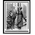 thumbnail image 1 of Historic Framed Print, [Pres. and Mrs. Warren G. Harding, full-length, standing], 17-7/8" x 21-7/8", 1 of 9