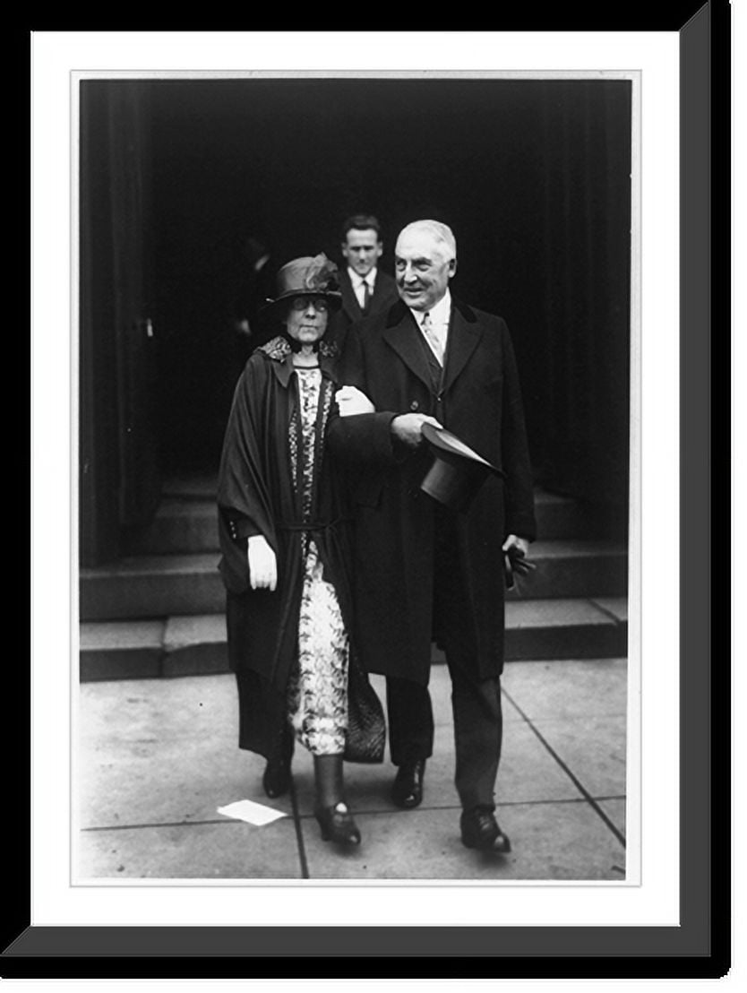 Historic Framed Print, [President Warren G. Harding, full-length ...