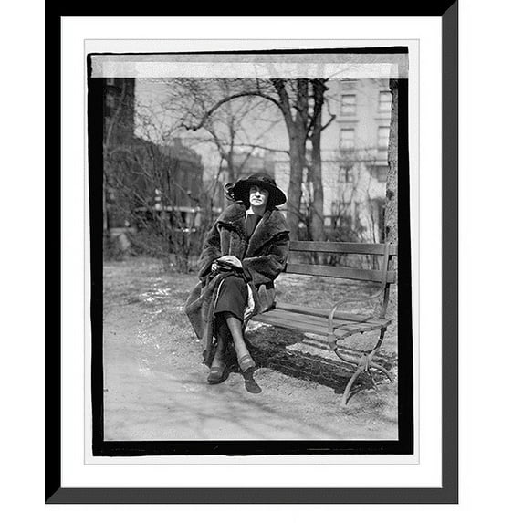 Historic Framed Print, Princess Santa Borghese, 3/21/23, 17-7/8" x 21-7/8"