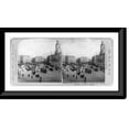 thumbnail image 1 of Historic Framed Print, Puerta del Sol, the heart of Spain's capital city. Madrid, 17-7/8" x 21-7/8", 1 of 9