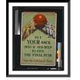 thumbnail image 1 of Historic Framed Print, Put your back into it and help to give the final push. Sign the enlistment form.James Walker (Dublin) Ltd., 17-7/8" x 21-7/8", 1 of 9
