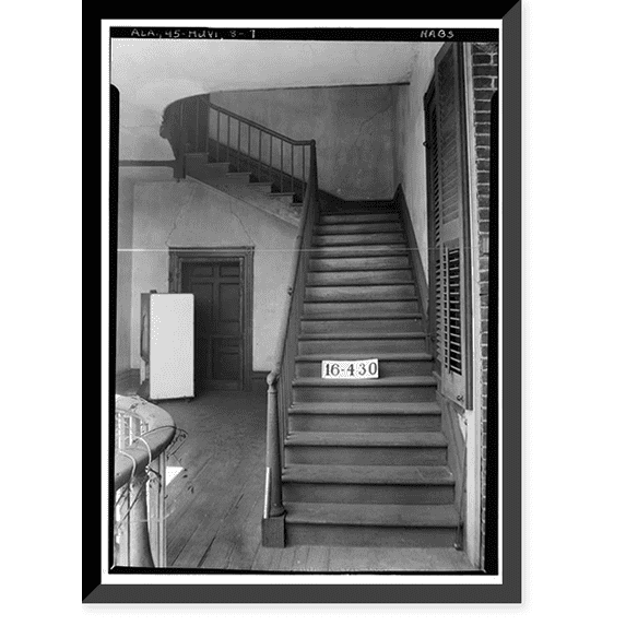 Historic Framed Print, Pynchon House, 518 Adams Avenue, Huntsville, Madison County, AL - 7, 17-7/8" x 21-7/8"