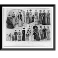 thumbnail image 1 of Historic Framed Print, Quarterly report of metropolitan fashions, Autumn 1891, 17-7/8" x 21-7/8", 1 of 9