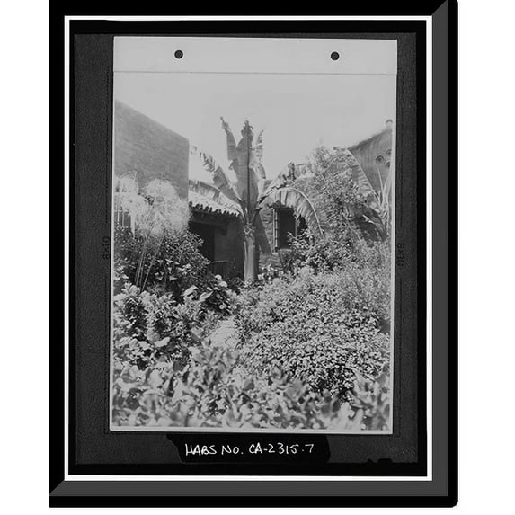 Historic Framed Print, Rancho Santa Fe, Rancho Santa Fe, San Diego County, CA - 7, 17-7/8" x 21-7/8"