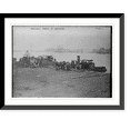 thumbnail image 1 of Historic Framed Print, Refugees arrive in Antwerp, 17-7/8" x 21-7/8", 1 of 9