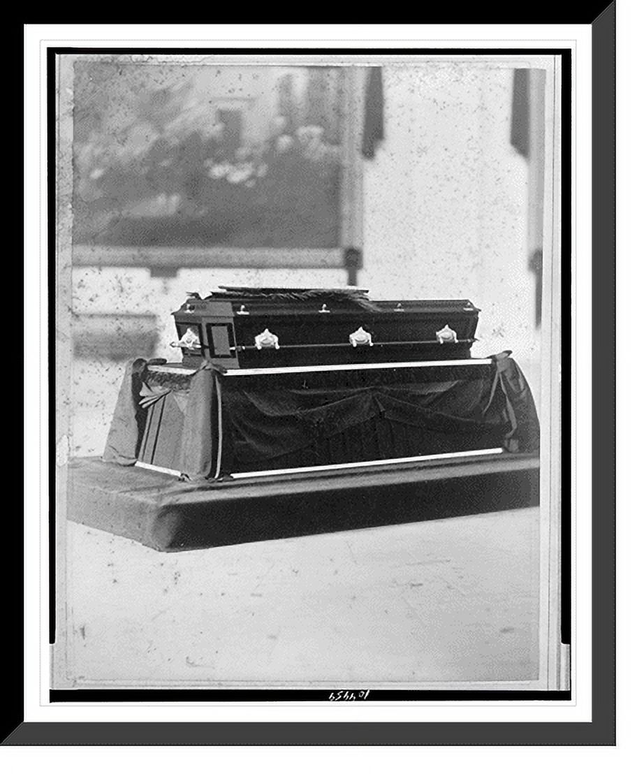 Historic Framed Print, Remains of President Garfield lying in state in ...